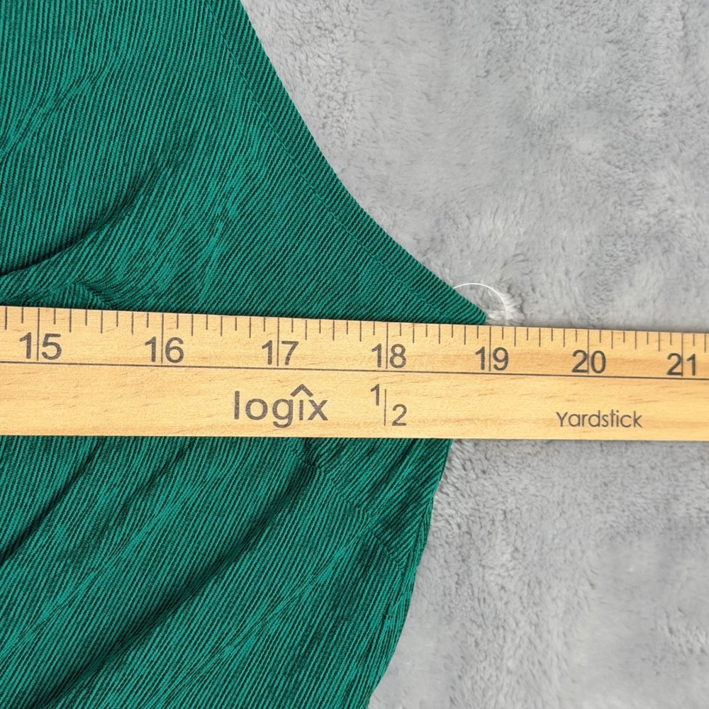 Athleta Echo Sleeveless Midi Dress Womens M Green Athleisure Athletic Pockets - Picture 9 of 11